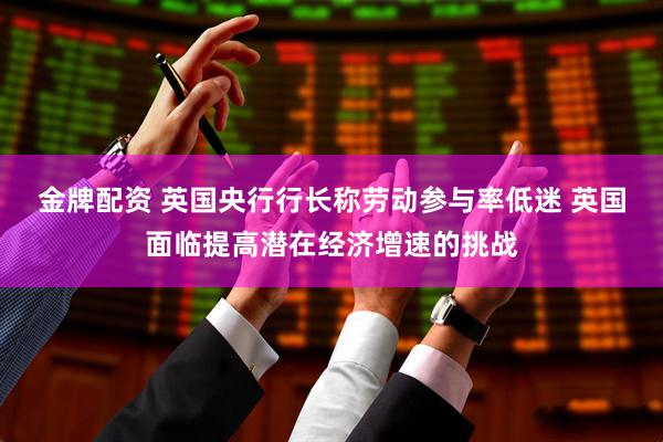 金牌配资 英国央行行长称劳动参与率低迷 英国面临提高潜在经济增速的挑战